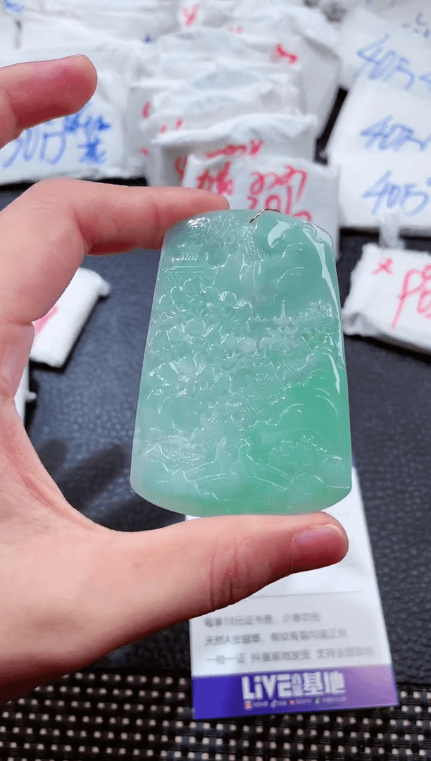 【闪购商品】翡翠颈饰未镶嵌00002512