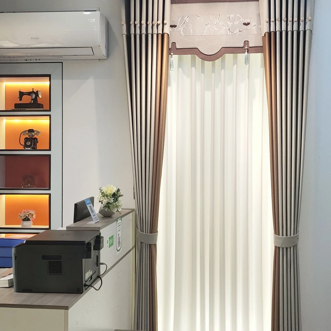 巴黎春天软装布艺三房一厅套餐全包窗帘