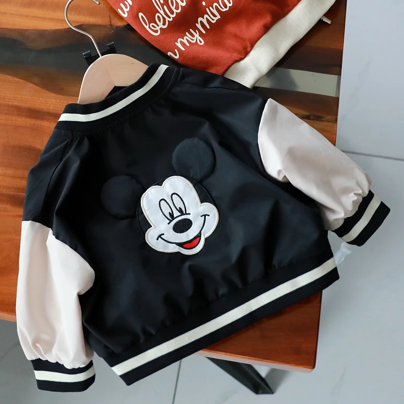 儿童童装宝宝新款外套2024秋季男童双层棒球服小童春秋外出服1940