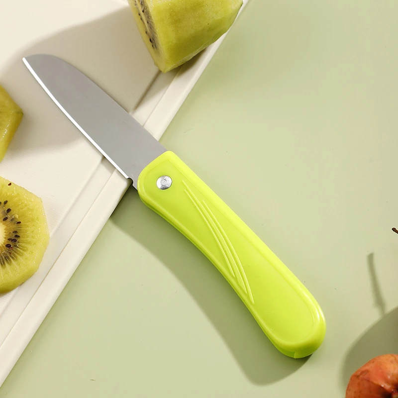 水果刀折叠不锈钢小刀礼品 家用办公室削皮刀便携式果皮刀锋利