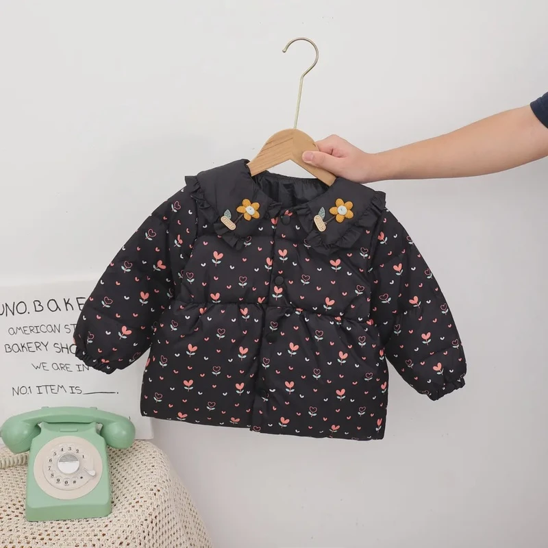 新款儿童羽绒服女款宝宝保暖外穿