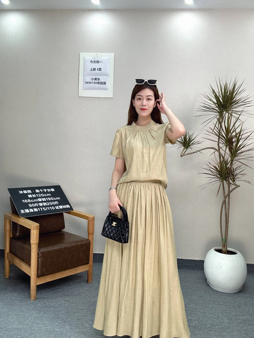 【彤彤专属】夏季新款休闲设计感小众气质洋气时尚拼接宽松套装ZB1