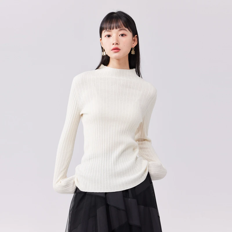922【新品现货】秋冬半高领百搭时尚毛衣毛针织衫GD27003101