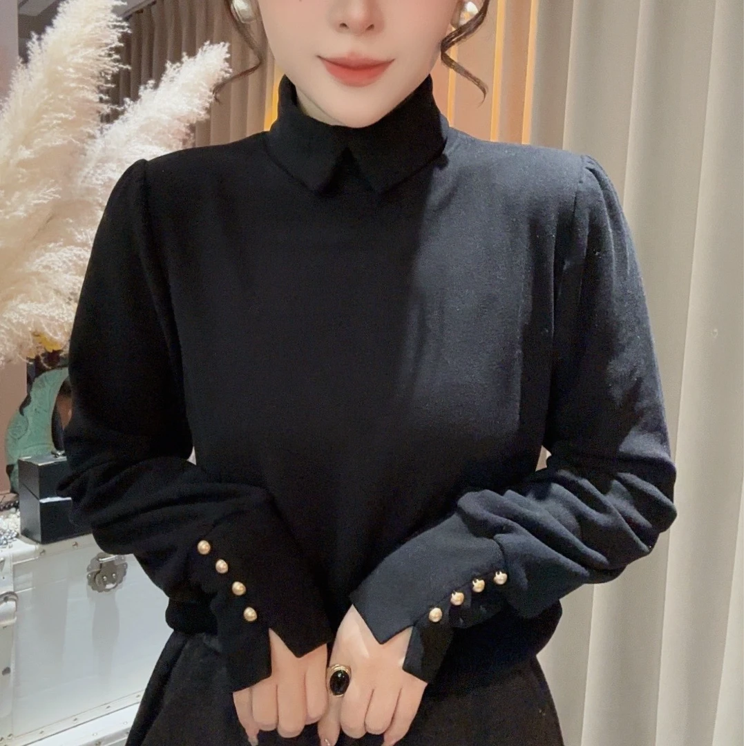 HUIHUI 高领显瘦打底衫·