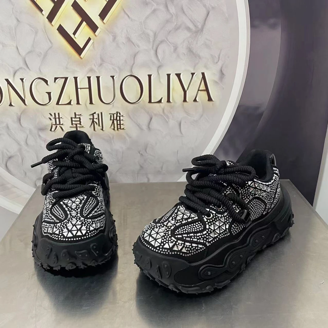 85861新款2024爆款单里高级感时尚精品老爹鞋厚百搭众ins