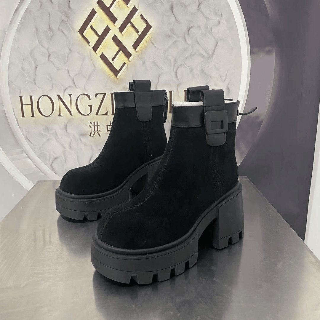 109-15棉新款上新2023冬款新品棉里时尚精品百搭马丁靴中筒潮流