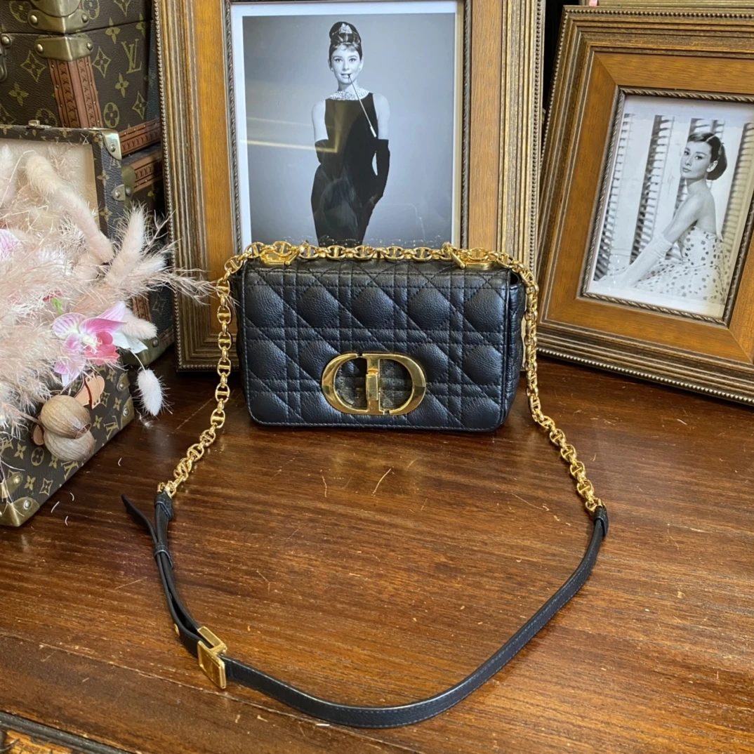 95新 DIOR/迪奥 迪奥Dior caro 小号单肩包/SP21634