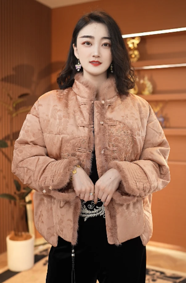 【诗意花圃】新中式宽松百搭刺绣外套2024B2034—垚垚