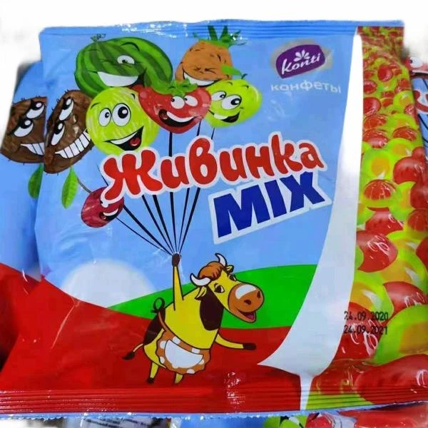 水果夹心糖果混合口味 500g