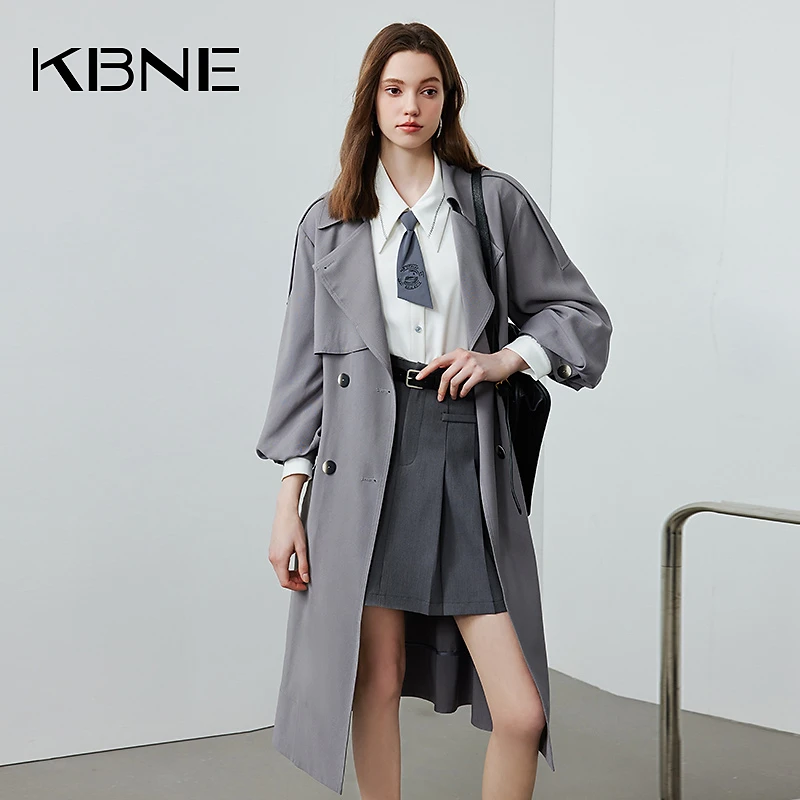 风衣外套女长款今年流行大衣kbne2024春季新款高级感英伦风女装