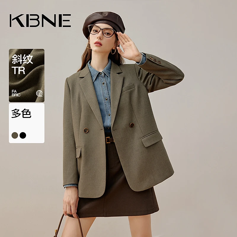 KBNE西装轻奢气质职业女装高级感2024秋季新款时髦百搭韩版小西装