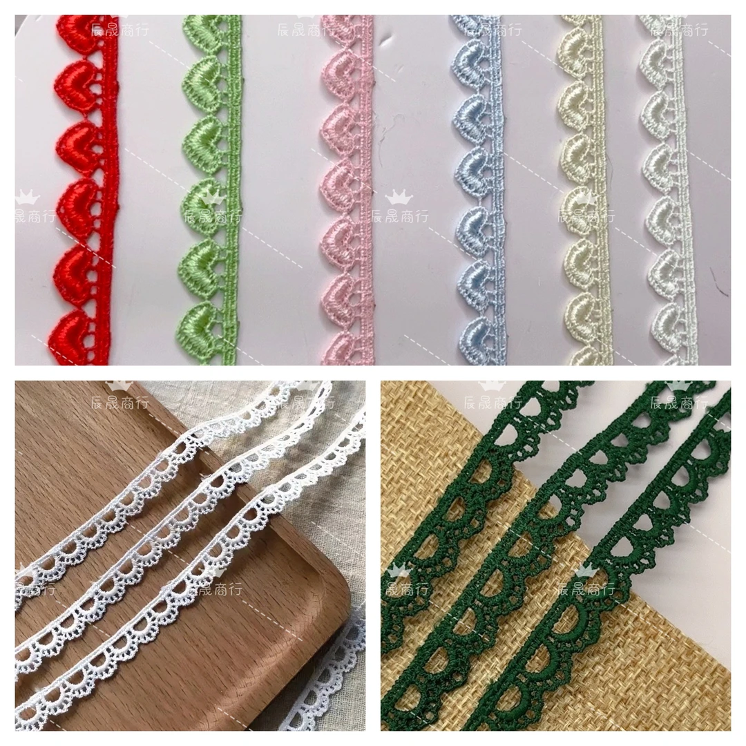 细牛奶丝水溶花边辅料田园服装窗帘沙发装饰白色镂空蕾丝边宽1cm