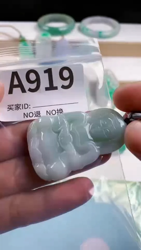 【闪购商品】翡翠颈饰未镶嵌天然翡翠吊坠挂件