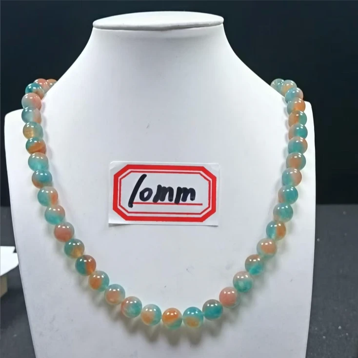 橙蓝10mm项链发一条31I10