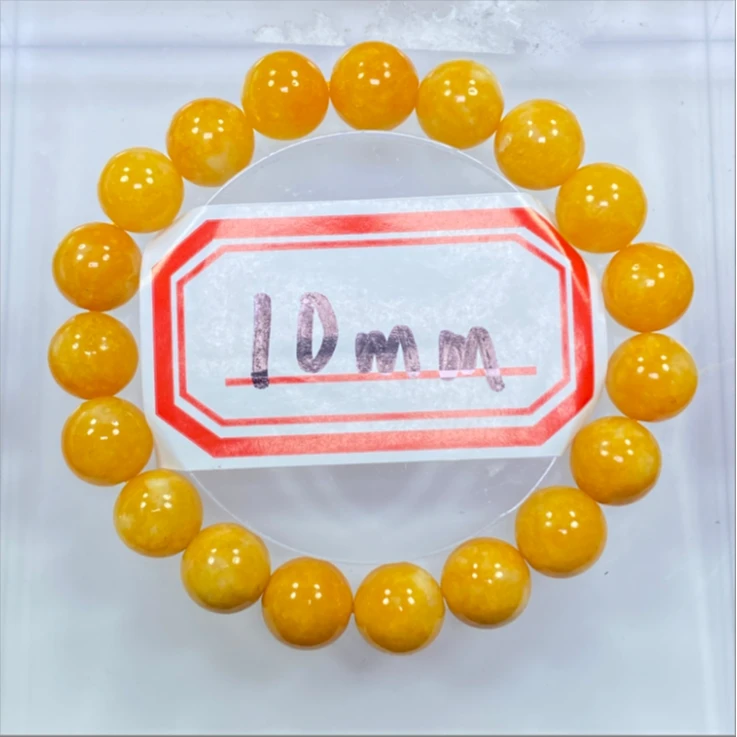 鸡油黄10mm手串发一条31B56