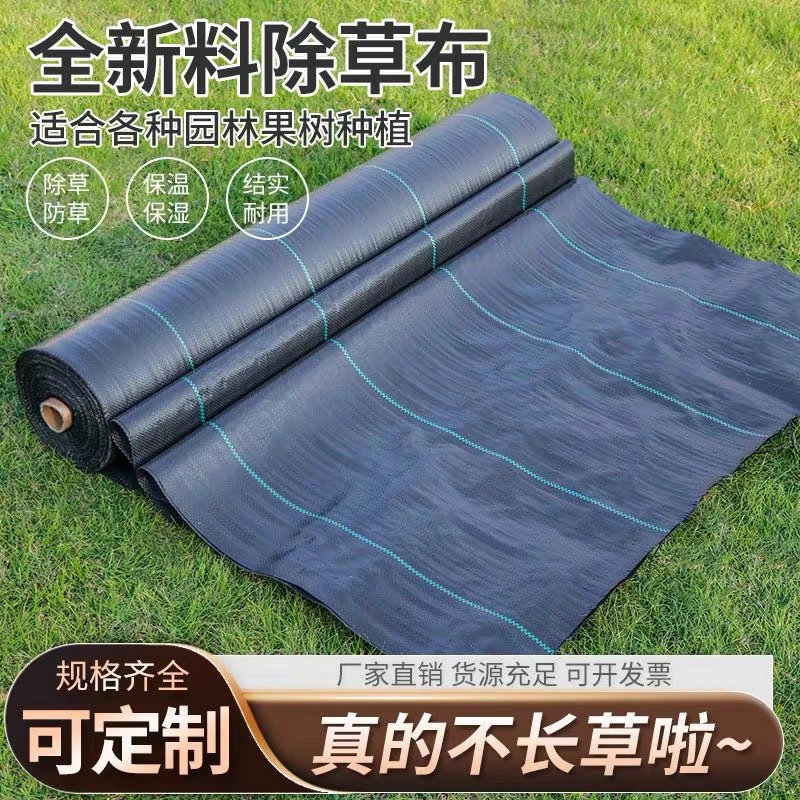 加厚除草布耐用地膜果园果树遮草盖草布隔草布农用地布地钉批发