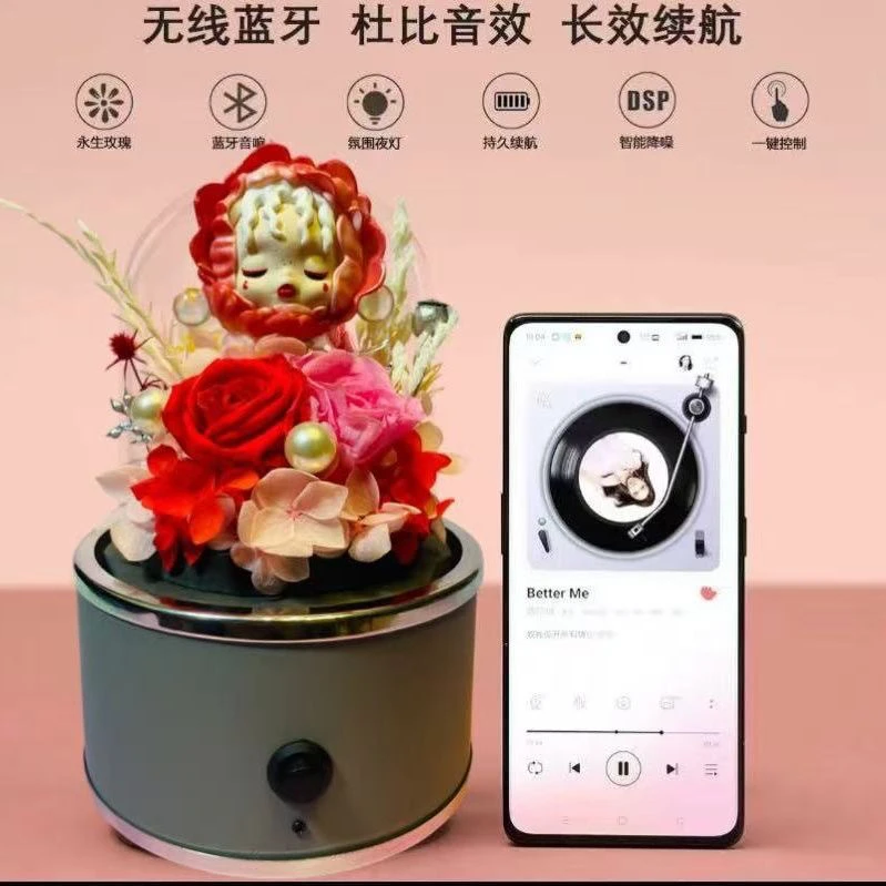 蓝牙泡泡马特情人节高级永生闺蜜礼盒玫瑰14-16岁初中女孩礼物