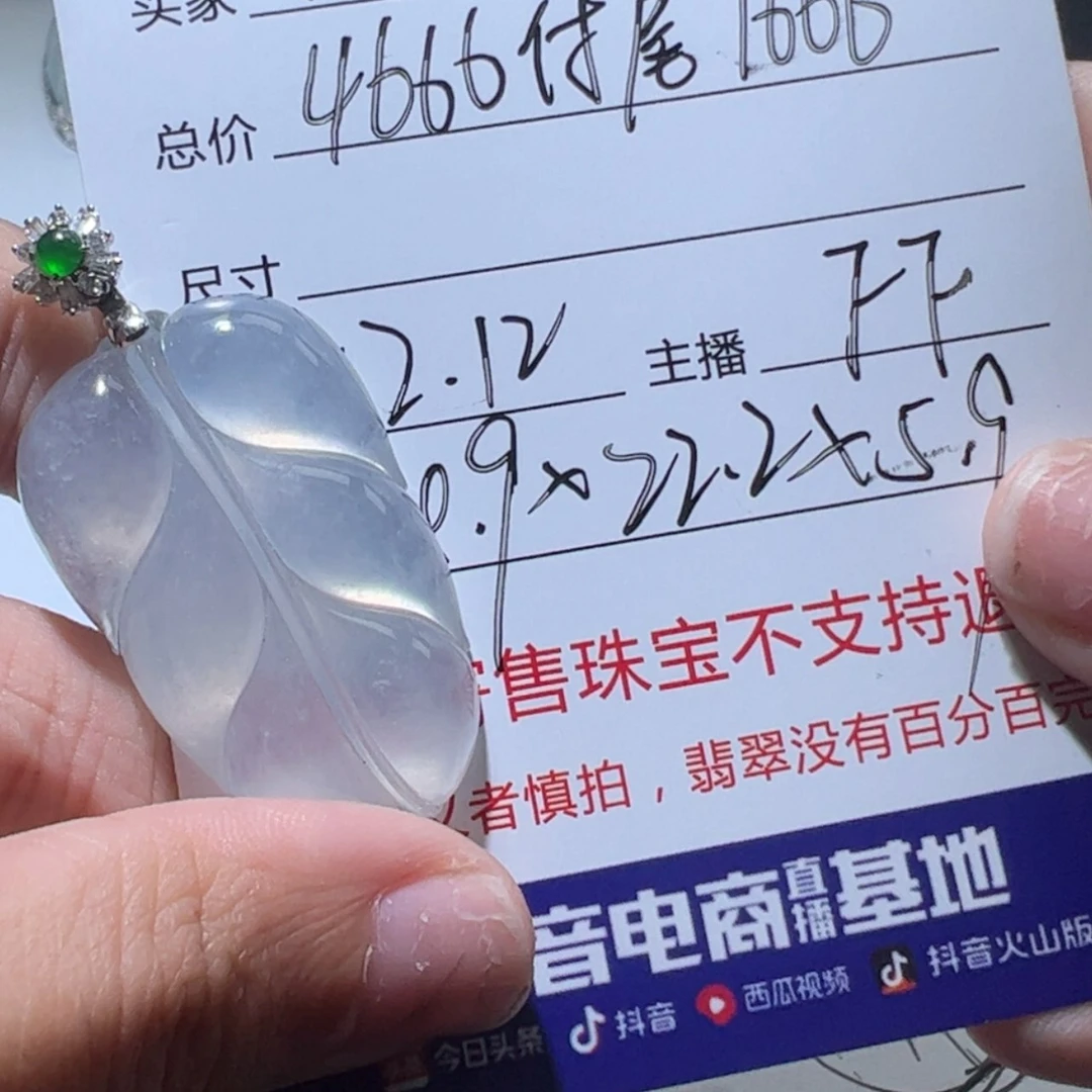 【闪购商品】翡翠颈饰未镶嵌西***汤