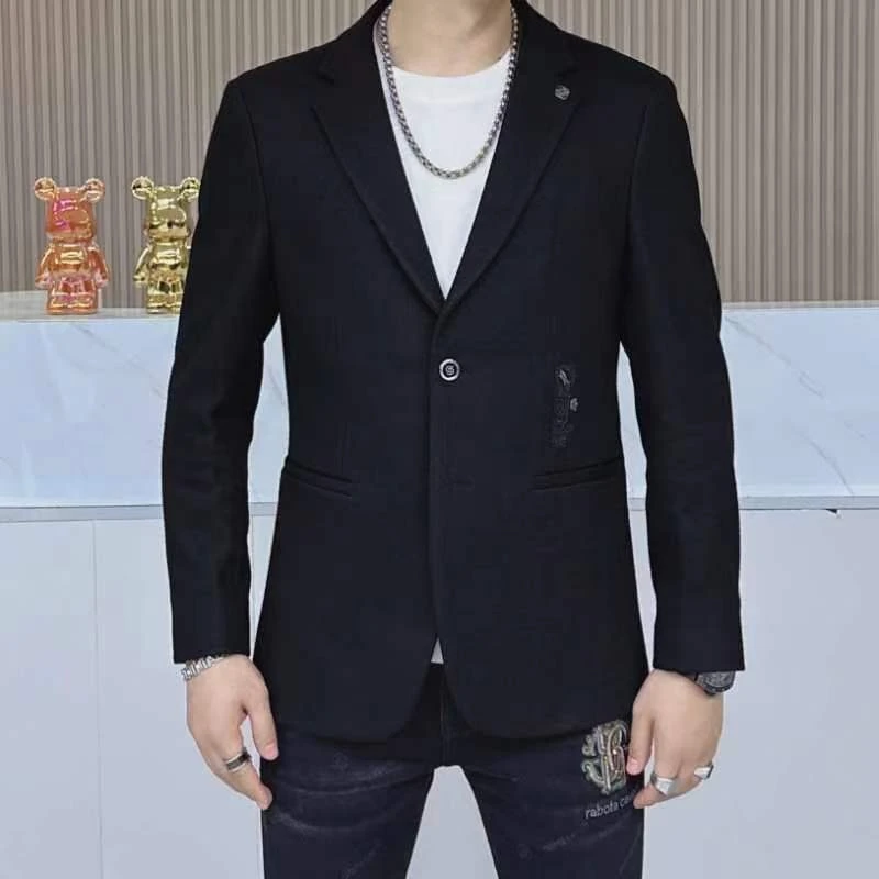 秋冬新款欧货轻奢大方羊绒单西装8162