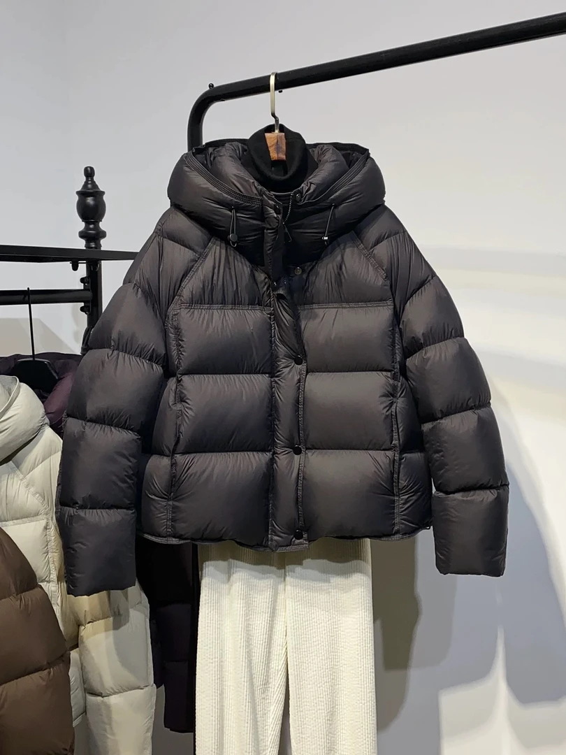 （欣姐臻选）加厚泡芙连帽棉服女短款小个子面包服88502