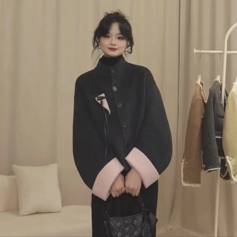 【阳哥专属】678毛呢短外套小香风气质短款时尚百搭秋冬86006