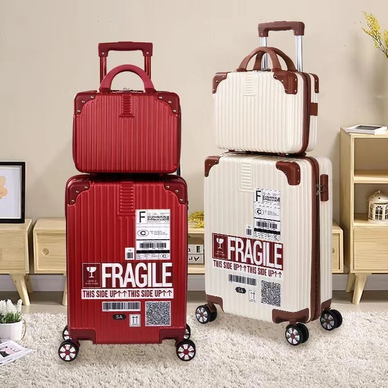 新疆包邮可登机韩版时尚卡通行李箱万向轮男女学生拉杆箱ins旅行