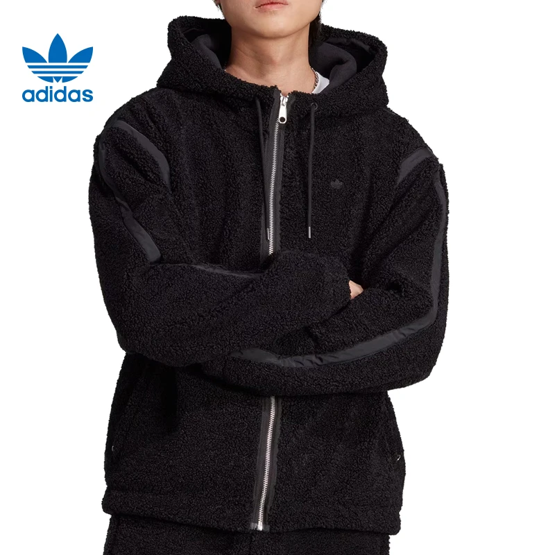 预adidas阿迪达斯三叶草男装ESSENTIALS运动休闲连帽夹克II5807