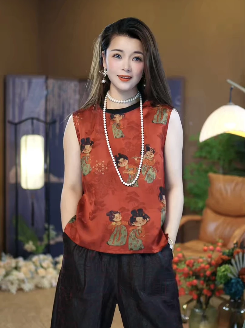 断码处理！香云纱背心 实力宠粉！百搭时尚