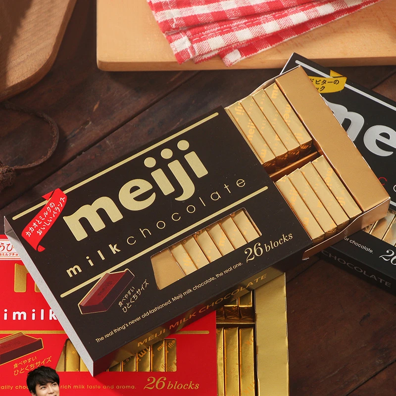 日本进口meiji/明治钢琴特浓牛奶巧克力送礼盒装休闲日本巧克力