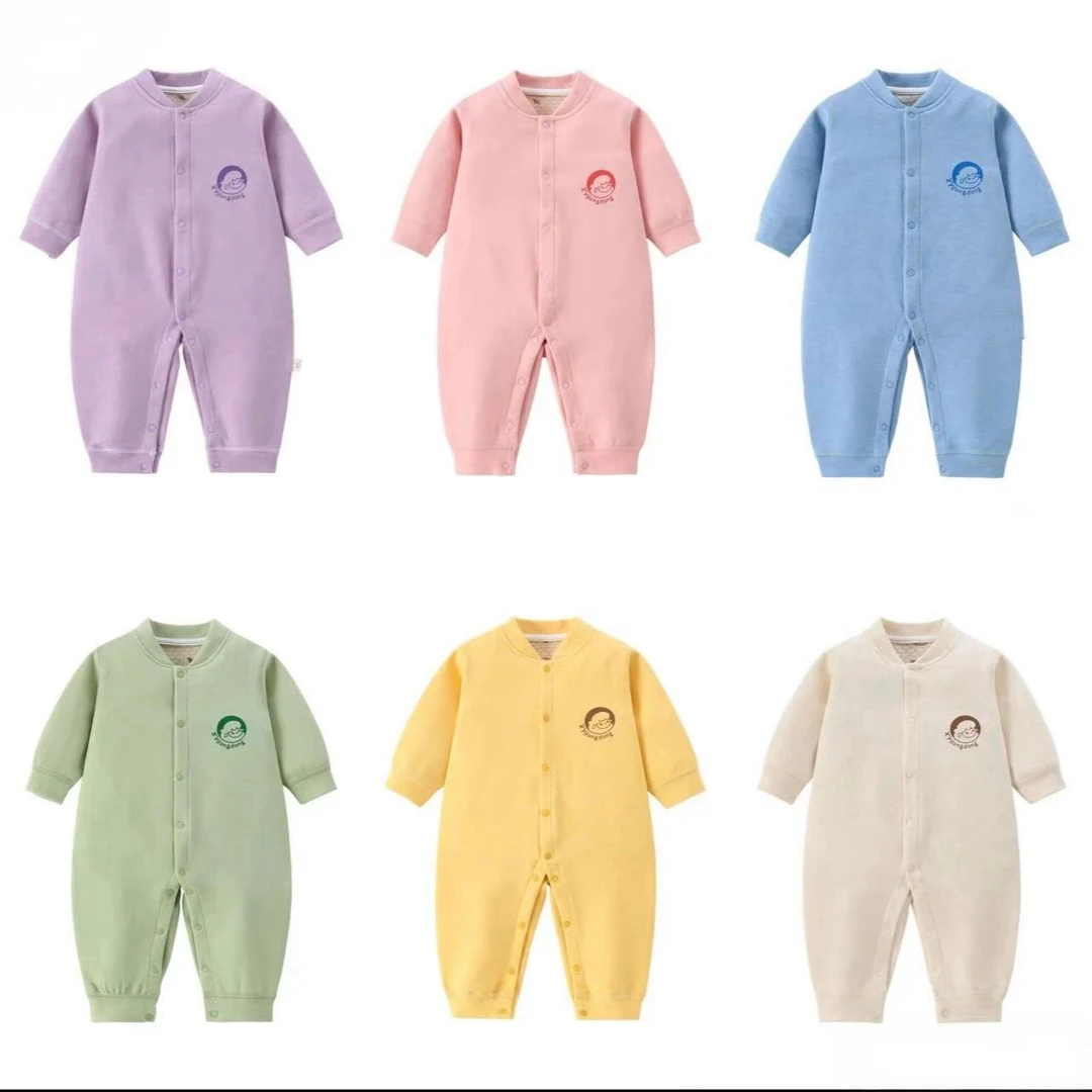 新款多色无骨蜂巢加热舒适保暖衣宝宝衣服婴儿衣服幼儿衣服童装