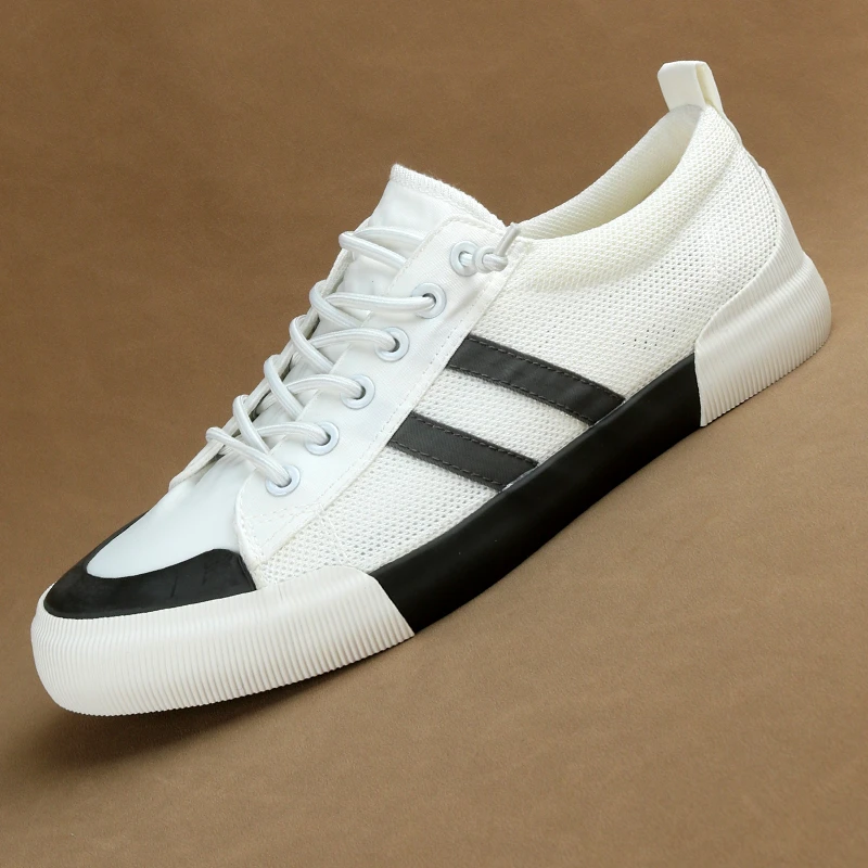 2025夏季网面冰丝透气百搭潮流舒适爆款男士休闲鞋一脚蹬板鞋