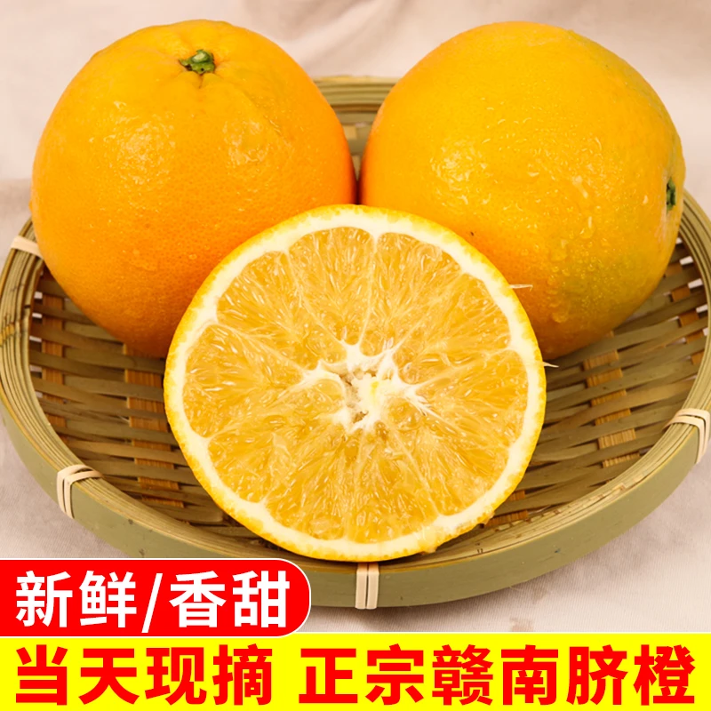 【产地直发】正宗江西赣南脐橙新鲜采摘爆汁甜橙10斤