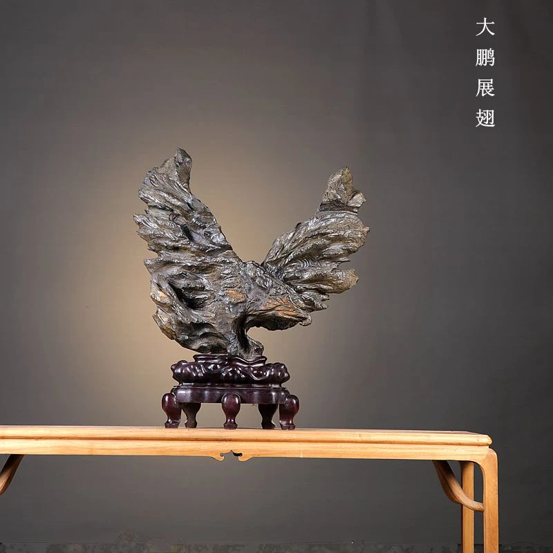 天然太湖石灵璧石英德石文房雅玩景观石昆石中式装饰天然原石摆件