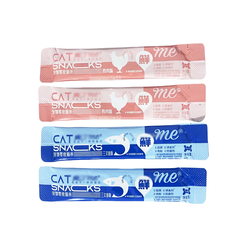 【100条】奥的丁me猫条鸡肉味/三文鱼味12g*100条