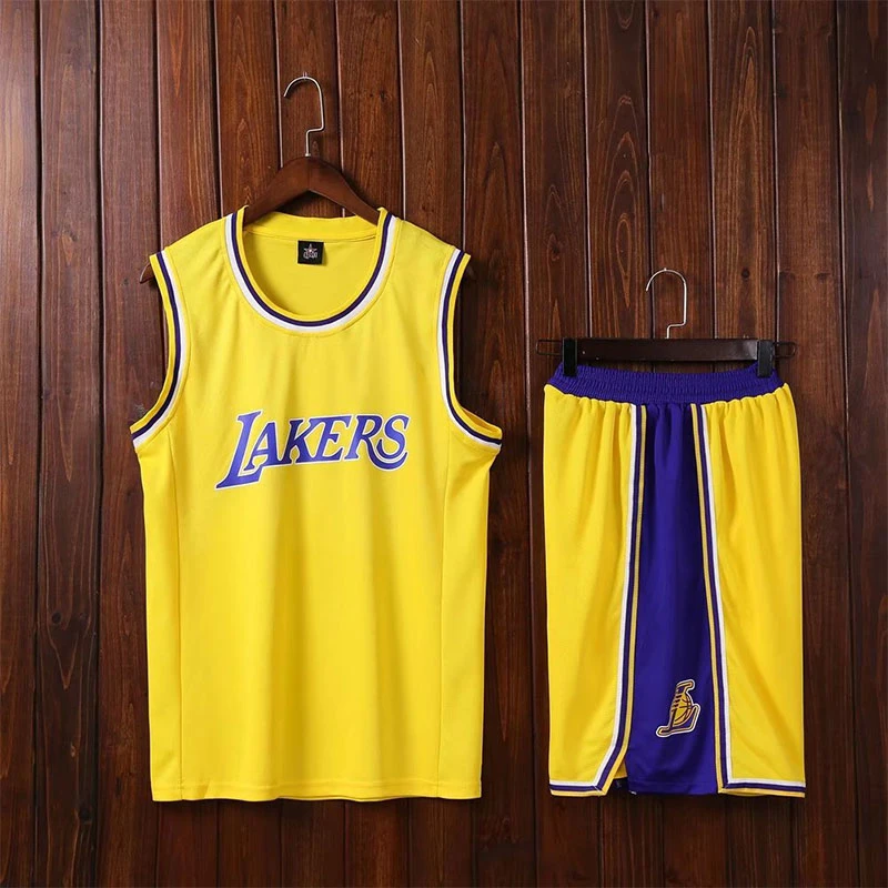 湖人公牛勇士凯尔特人骑士火箭篮网热火黄蜂男女套装背心美式球衣