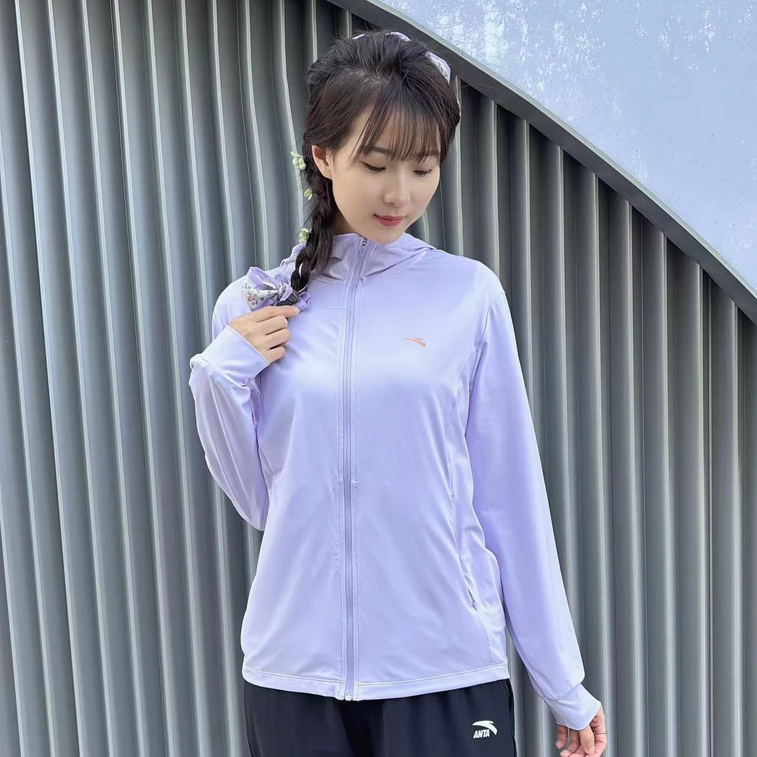 安踏防晒衣UPF50+黑胶防晒衣冰丝透气休闲外套/162437726-LL