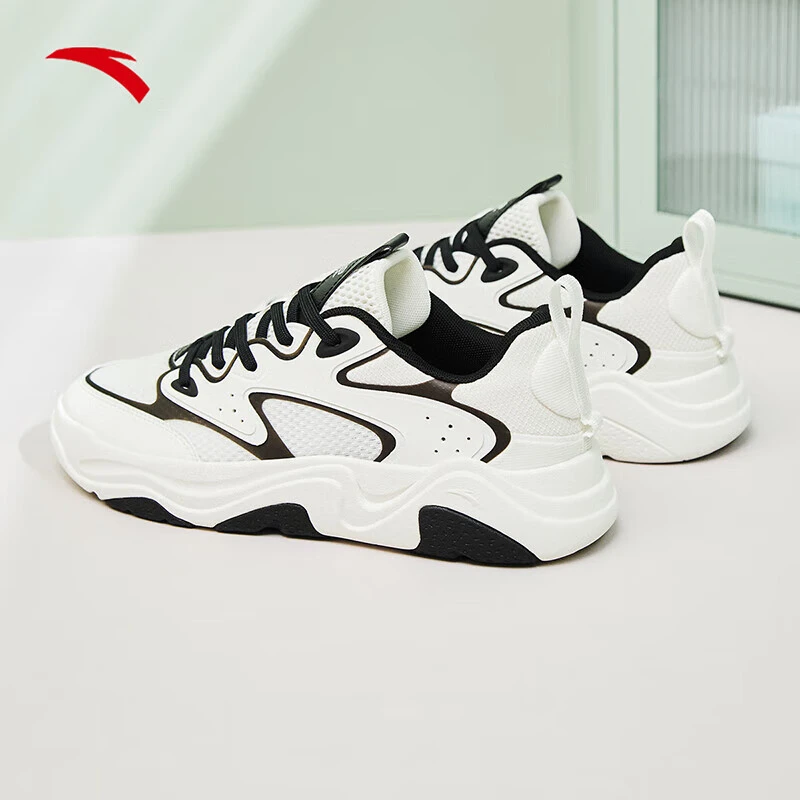 安踏后浪|百搭休闲鞋夏网面透气厚底耐磨轻便运动鞋112428854-ZB