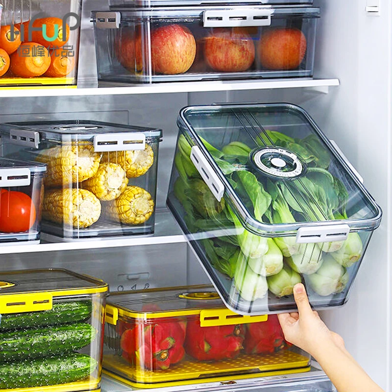 【新粉福利】冰箱冷冻收纳保鲜盒食品用保鲜计时密封收纳盒方便储存