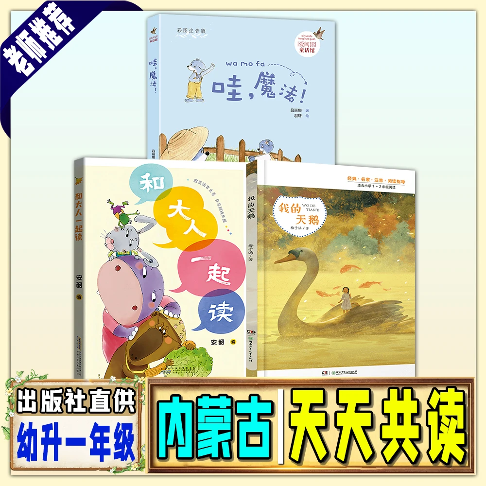 内蒙古天天共读幼升一年级书香赛罕和大人一起读哇魔法我的天鹅