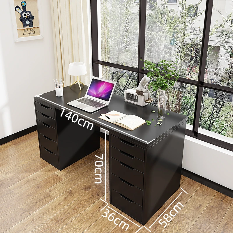 东易润丰台式电脑桌笔记本桌轻奢家用书桌简约办公台式桌电竞台桌