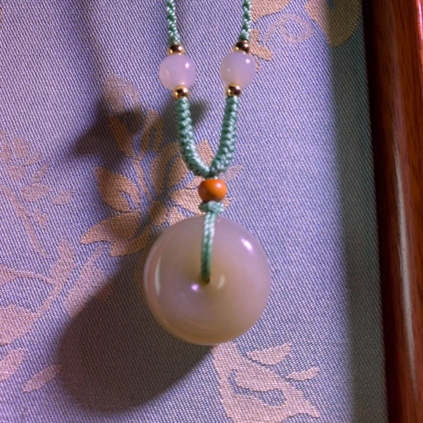 平安扣和田玉时尚百搭女款字母平安扣多样性发货拍一发一