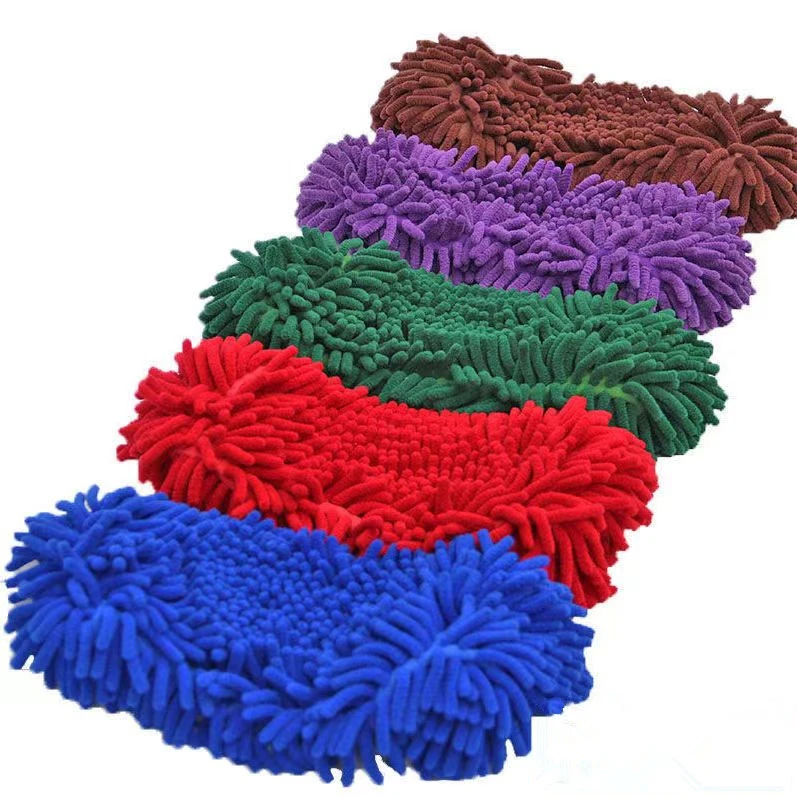 平板拖把头替换布雪尼尔通用布套拖把配布墩布头尘推套40 60 90