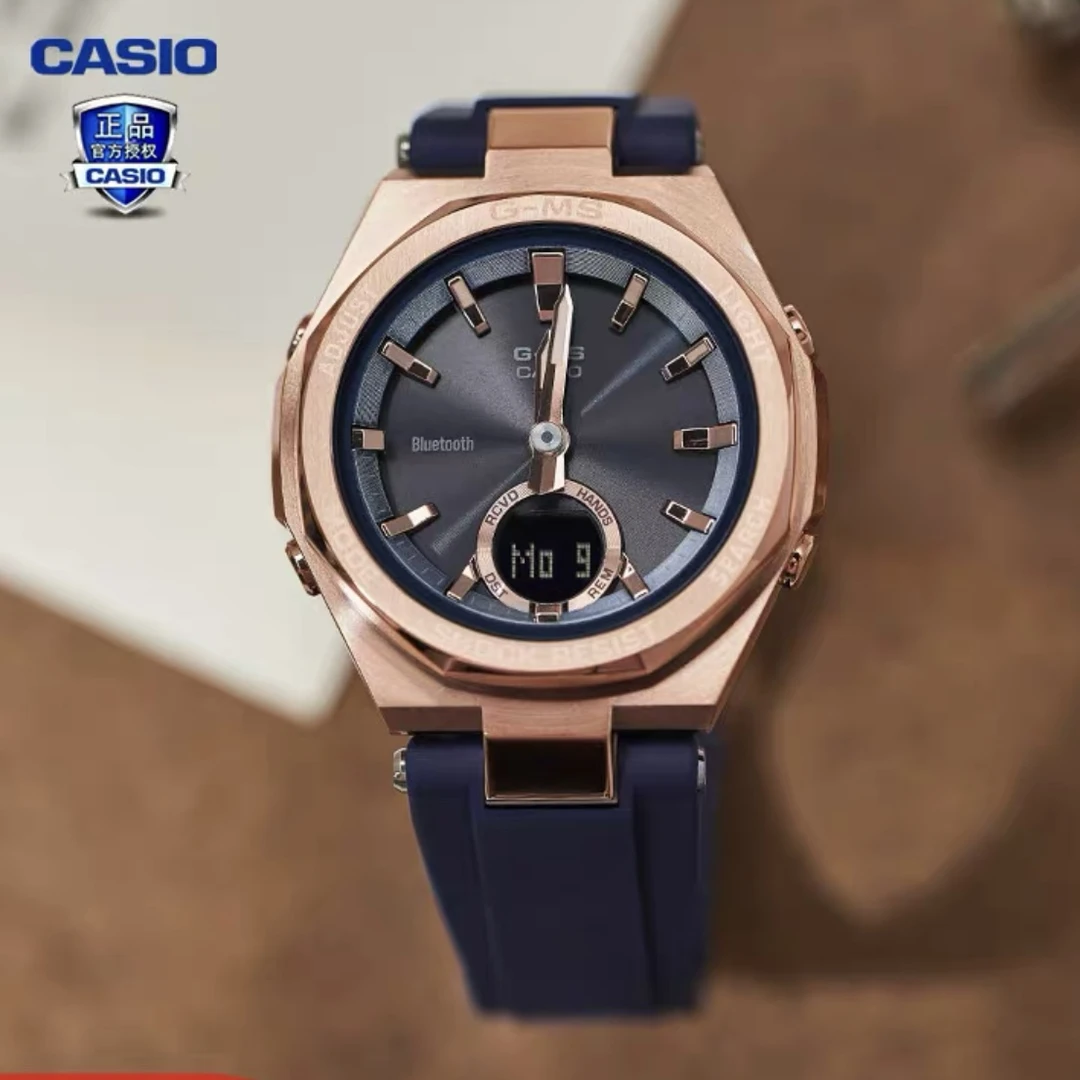 Casio/卡西欧MSG-B100G 百搭多功能潮流防水太阳能蓝牙运动腕表
