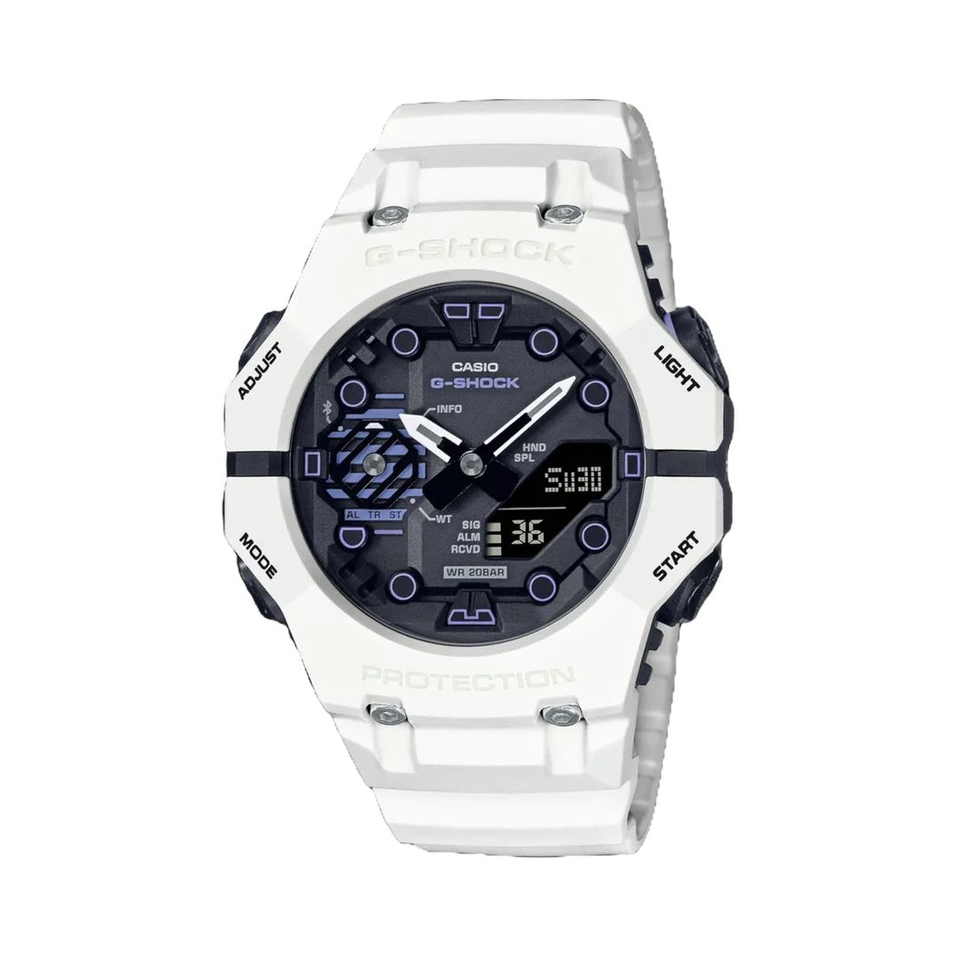 卡西欧/Casio 星际系列纯白蓝牙运动防水手表潮流百搭GA-B001SF