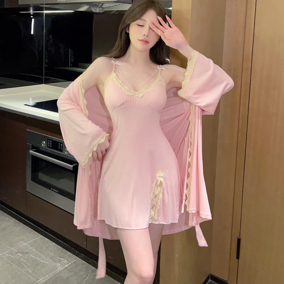 【心动甜心】可爱显瘦气质优雅高贵性感保暖吊带睡裙美背时尚网红