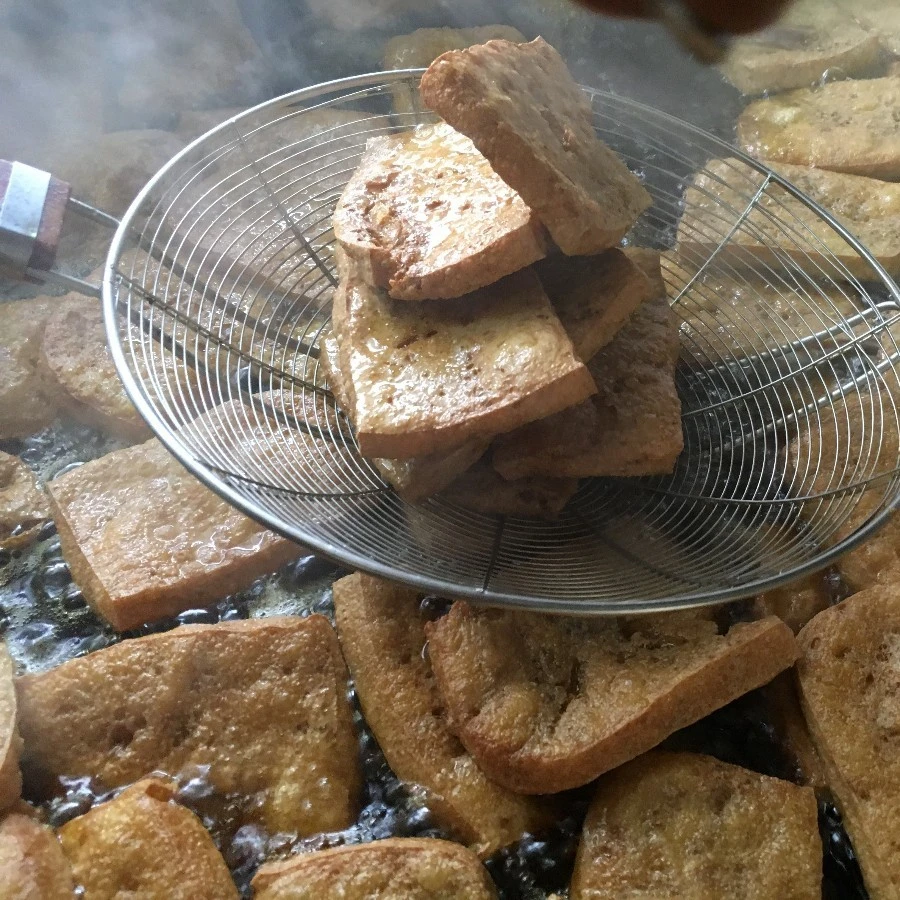 菜籽油现炸油豆腐炖鸡炒肉农家黄豆隆回特产泡发豆腐