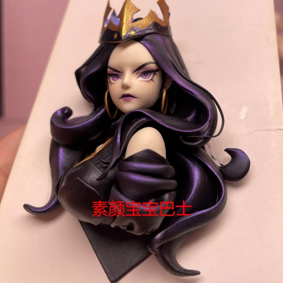 【暗黑女王】 粘土半身课画脸+头发+衣服+首饰手工制作课程