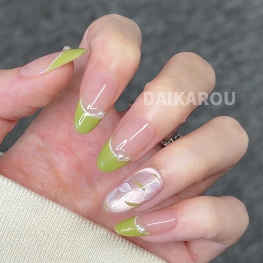 林中花雨 黛卡柔 预售 新甲型 此度 手工穿戴甲10片