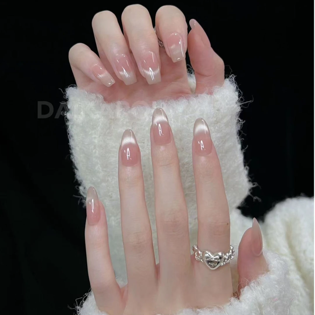 清梦雨露 黛卡柔 预售 短椭圆 此度  手工穿戴甲10片