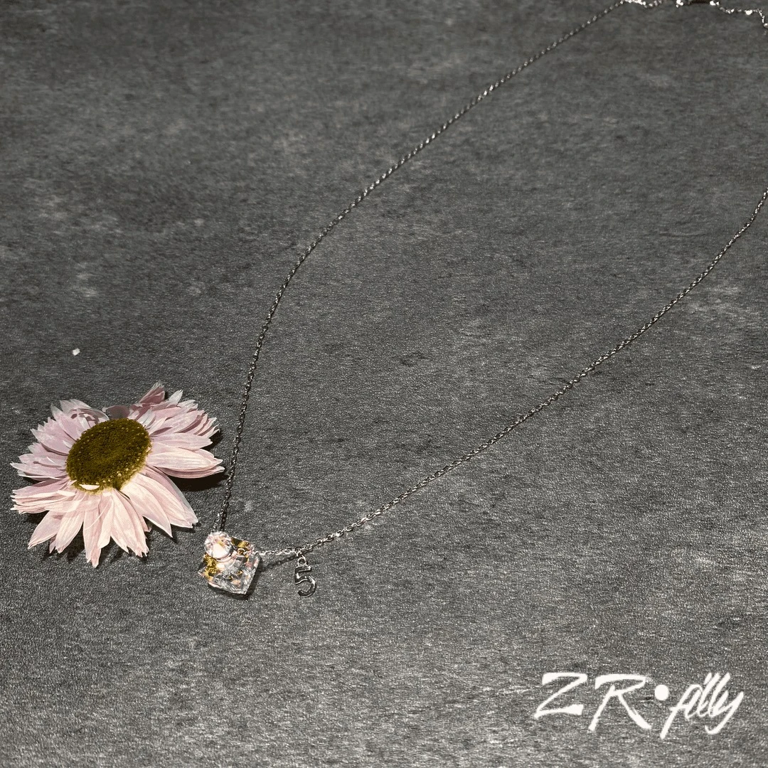 链子925银合成锆石 轻奢时尚精致百搭项链1687